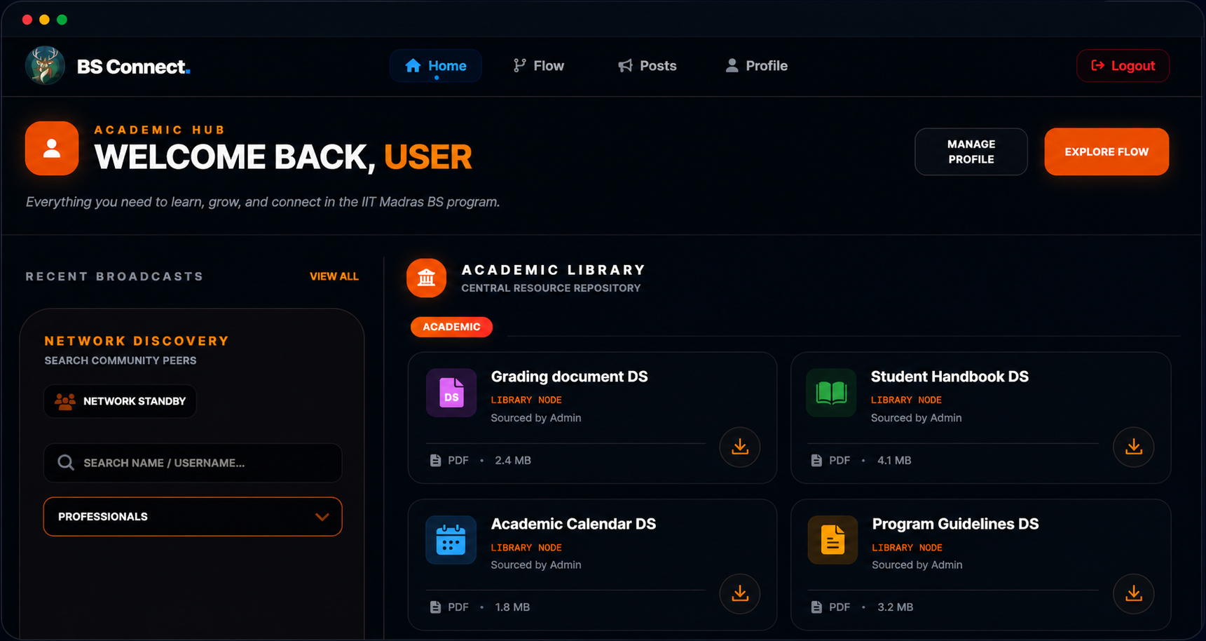 BS Connect Dashboard